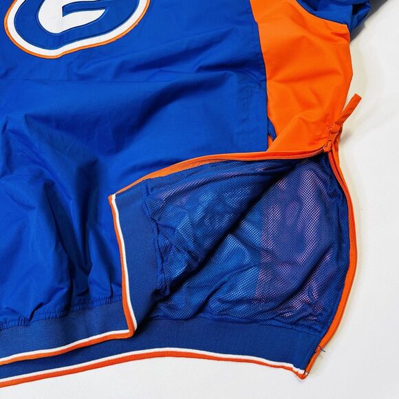 Colosseum Ath. XL Pullover Windbreaker Jacket Blue Orange Embroider G Logo NEW - Picture 14 of 15